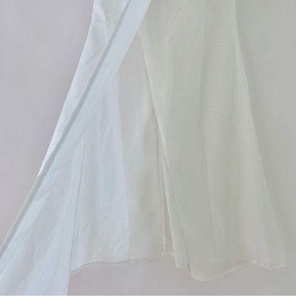 NWT Dress Me Zara White Lace Crop Top & Split Hem Maxi Skirt Two Piece Set Small - Picture 11 of 15